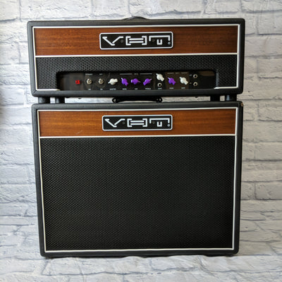 VHT The Standard 36 36W Hand-wired Tube Head 2009 Black Tolex/Brown with Matching 2x12 8ohm Cab