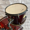 Groove Percussion 5 Piece Drum Kit Wine Red w/ Hardware