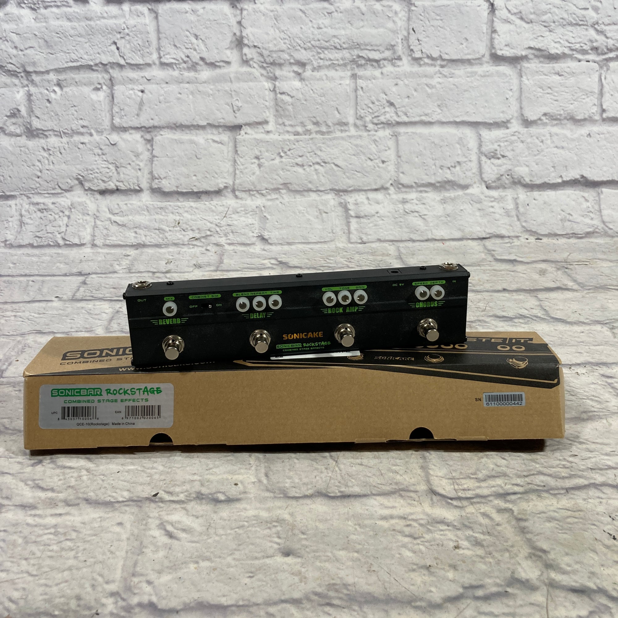 Sonicake Sonicbar Rockstage Multi-Effect Pedal w/ Power Supply