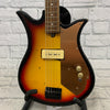 Vintage 1961 Teisco Tulip Bass Converted to Baritone Electric Guitar