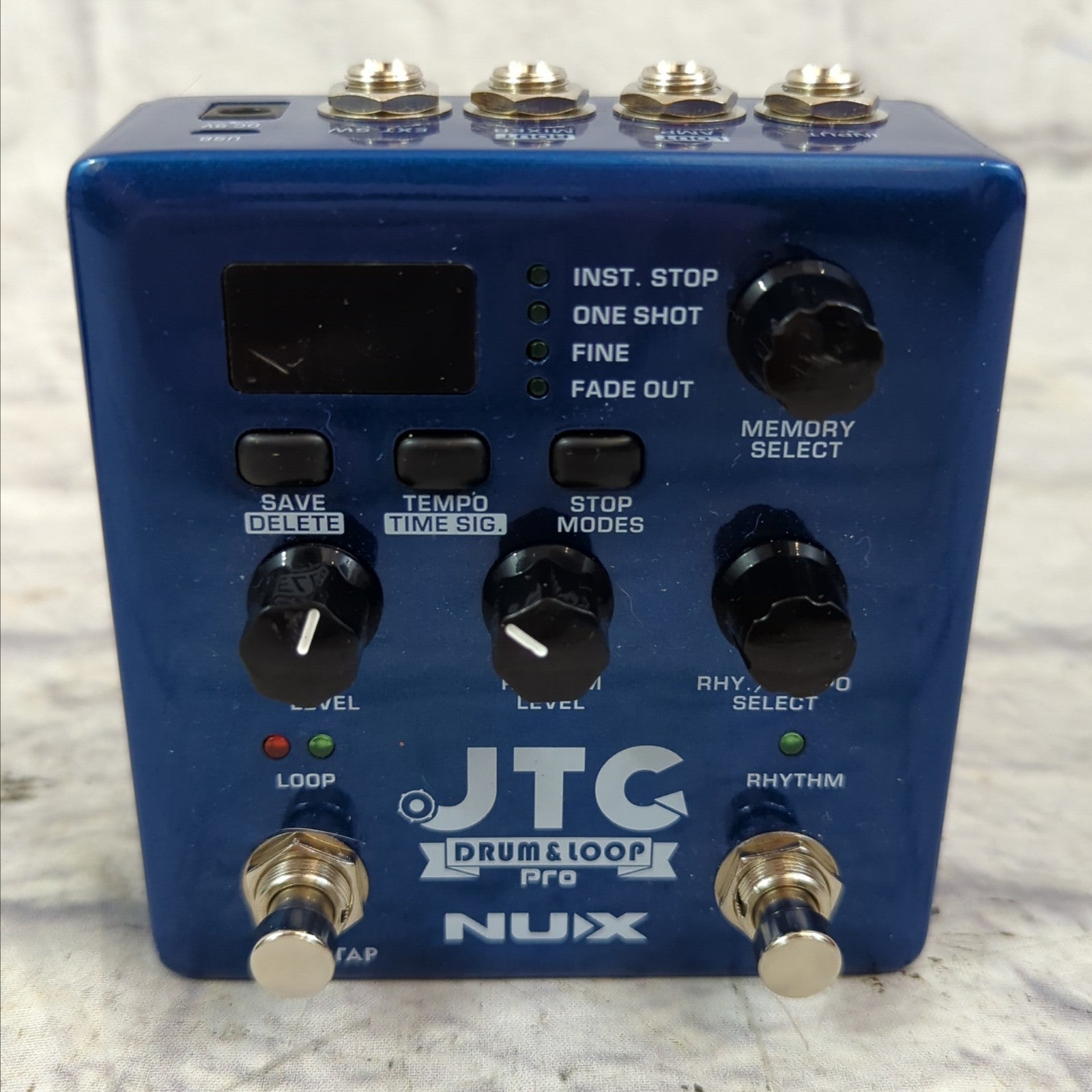 NUX JTC PRO Drum and Loop PRO Dual Switch Looper Pedal 6 hours recording time