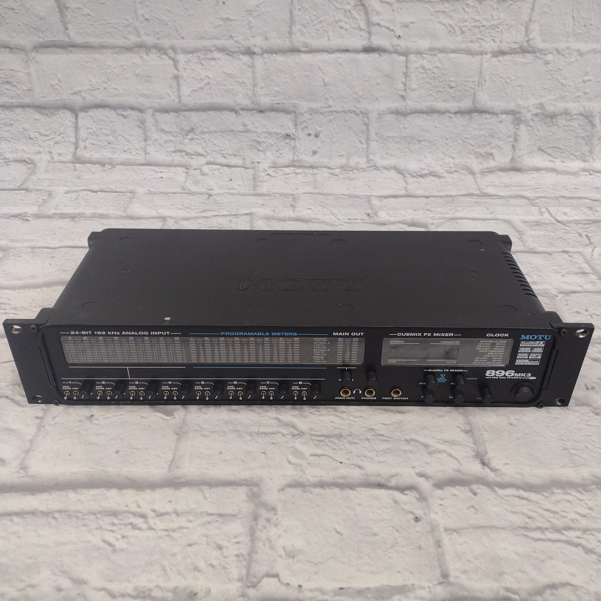 Motu 896 mk3 Firewire Interface Audio Interface