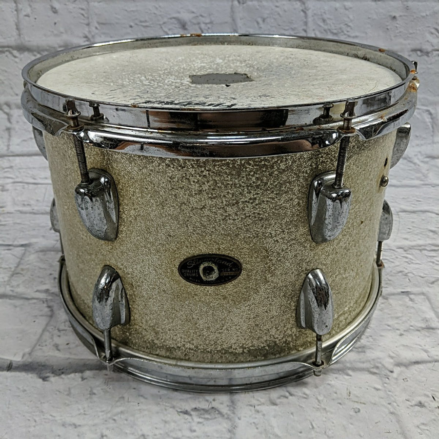 Slingerland Vintage 12 Silver Sparkle Tom