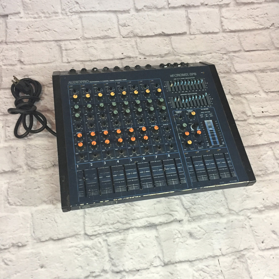 Yorkville Micromix SP8 8 Channel Stereo Powered Mixer