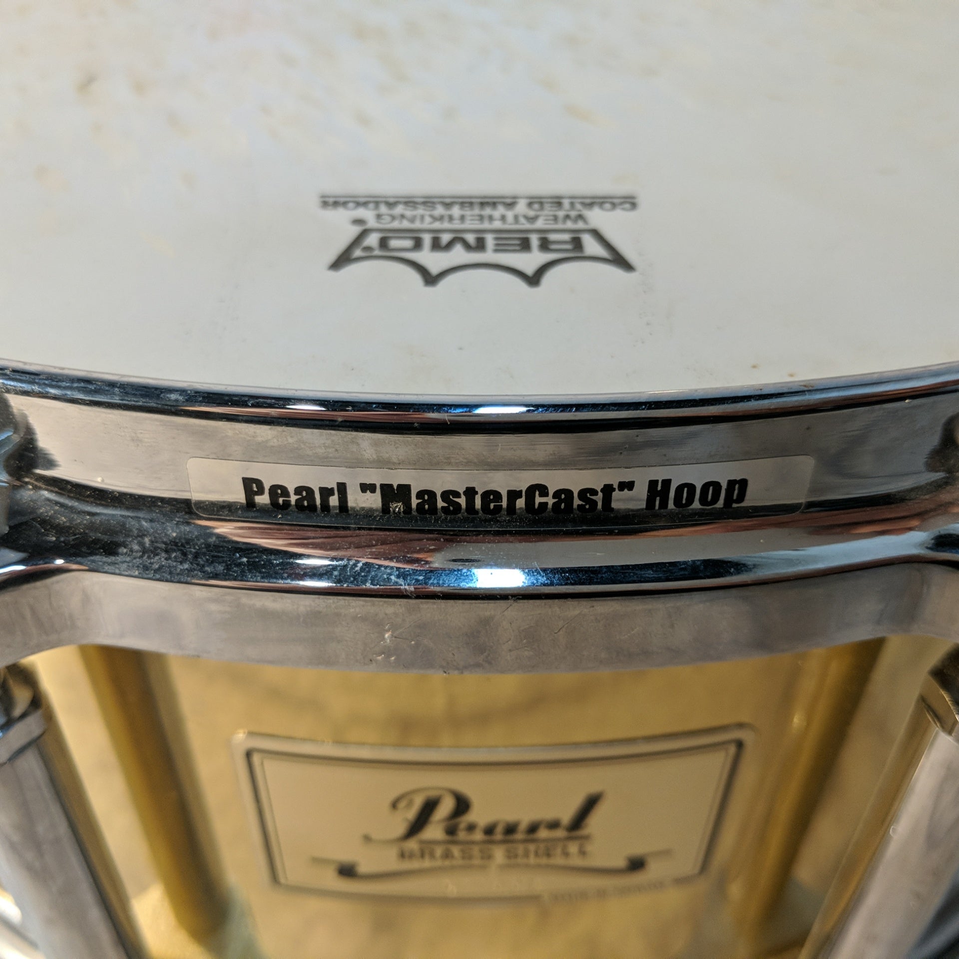Pearl Free Floating Brass Shell 6.5x14 Snare Drum - Evolution Music