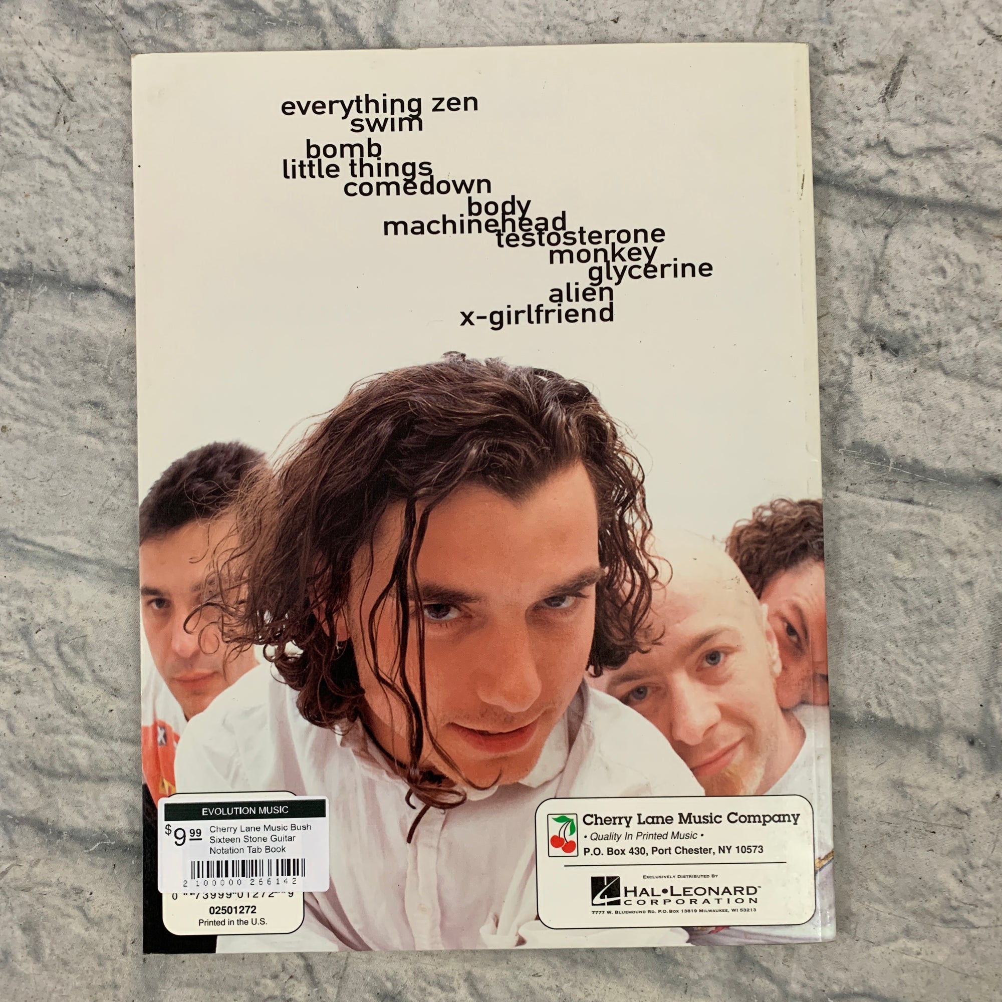 Cherry Lane Music Bush Sixteen Stone Guitar Notation Tab Book