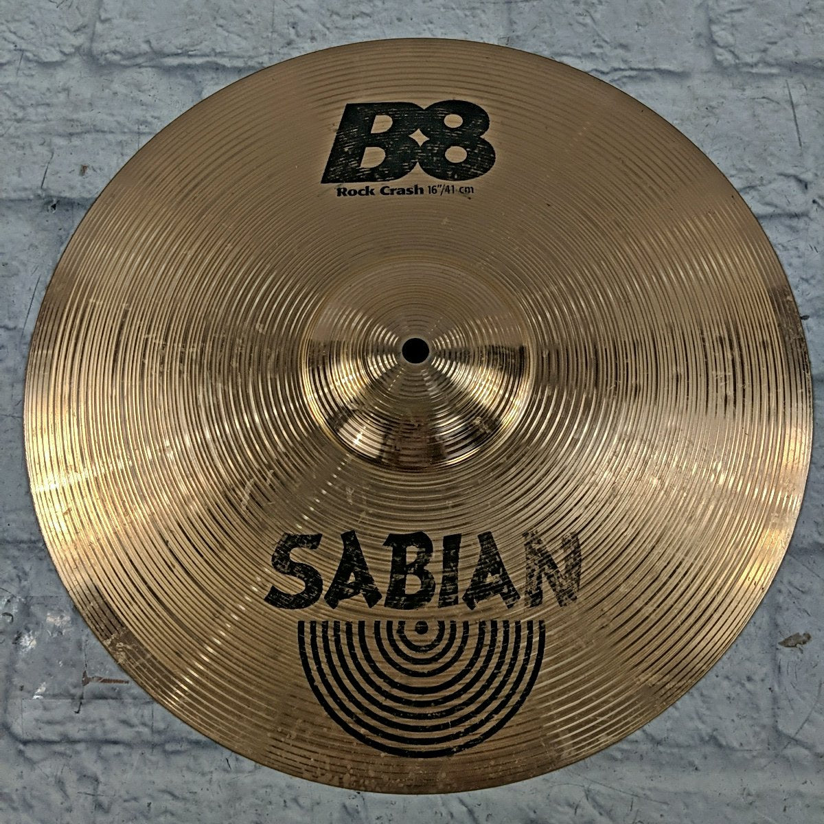 Sabian 16 B8 Rock Crash Cymbal
