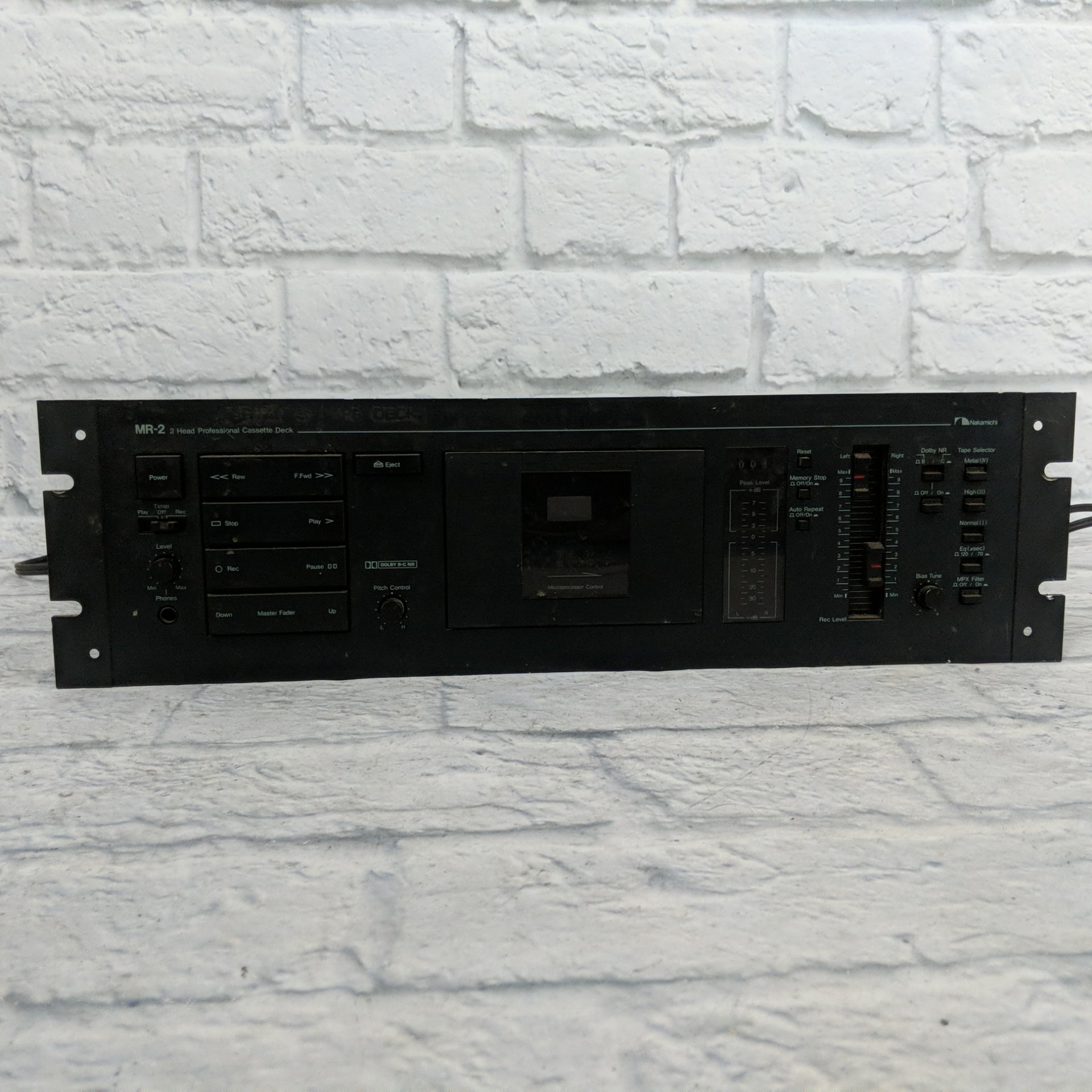 Nakamichi MR-2 Rackmount Cassette Deck