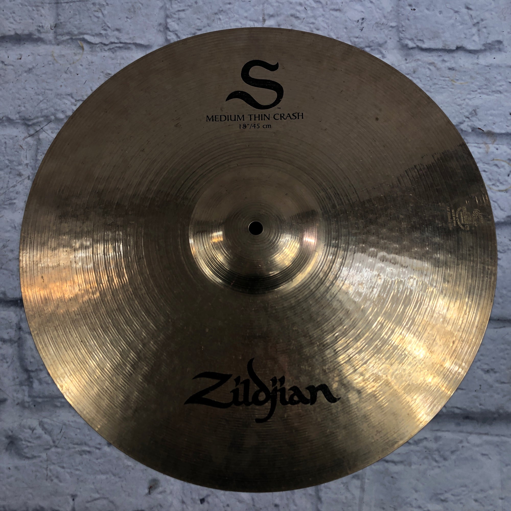 Zildjian 18 S Series Medium Thin Crash Cymbal