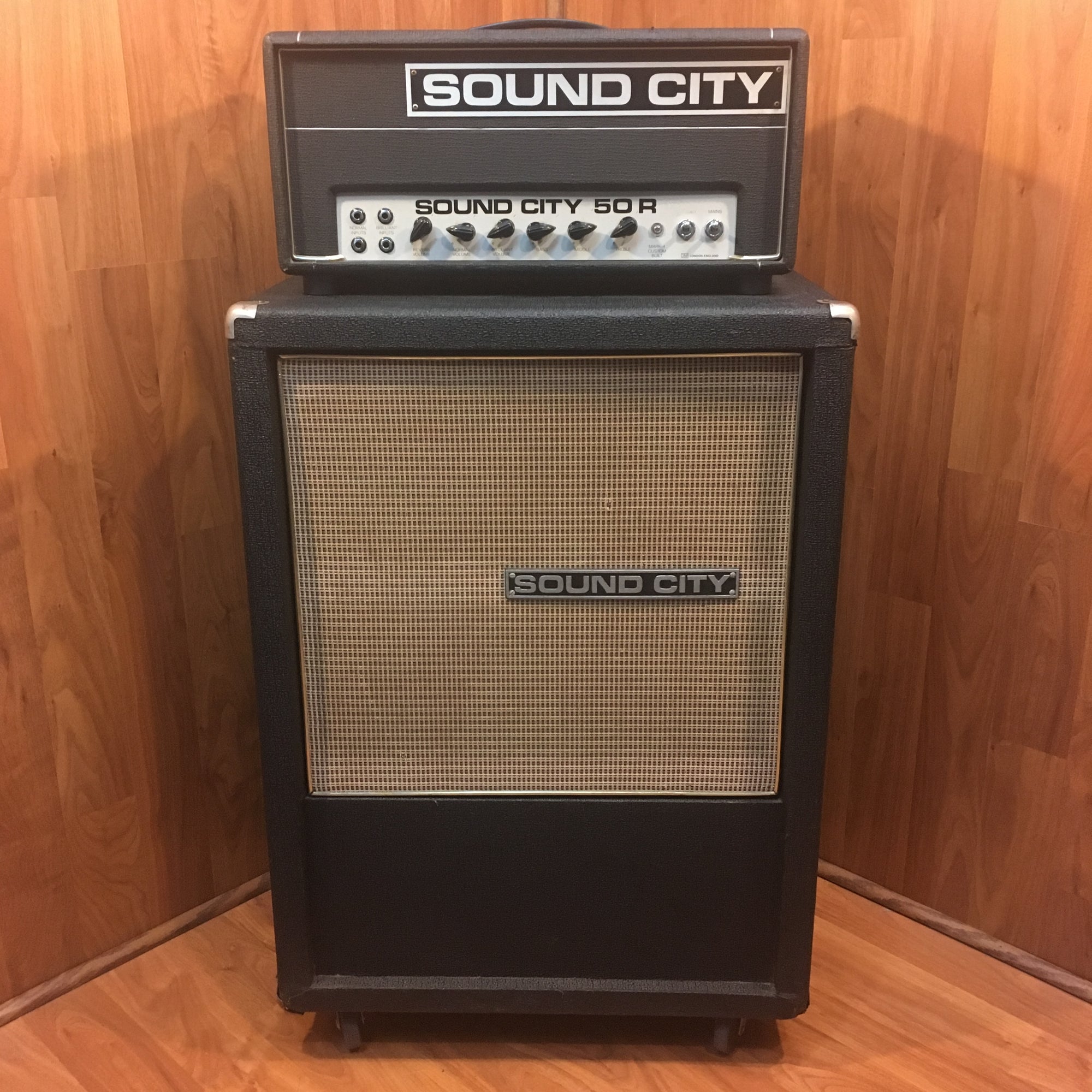 Vintage 1970's Sound City B115e Bass Cab W/ Orig Speakers