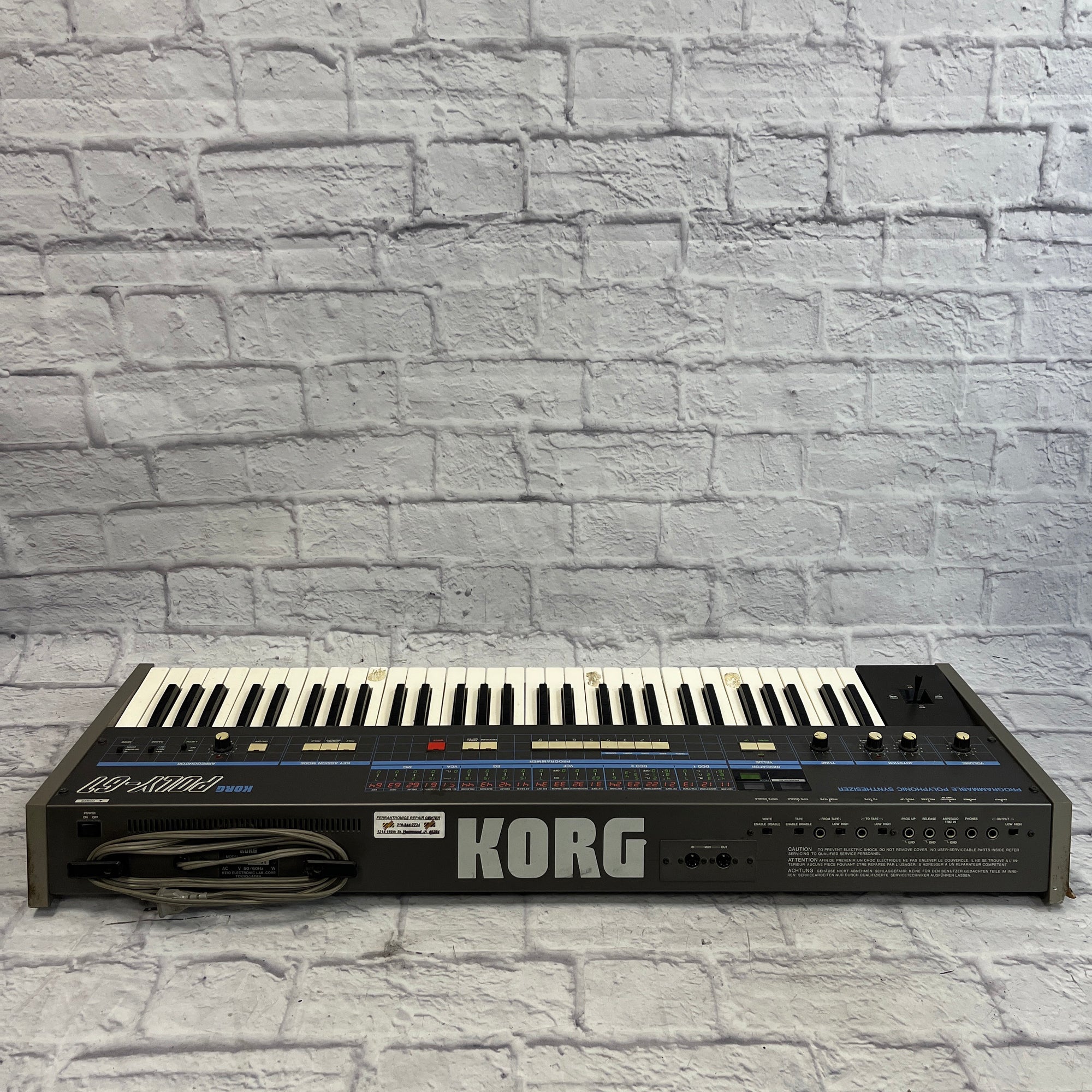 Korg poly-61 Digital Synth AS IS - Evolution Music