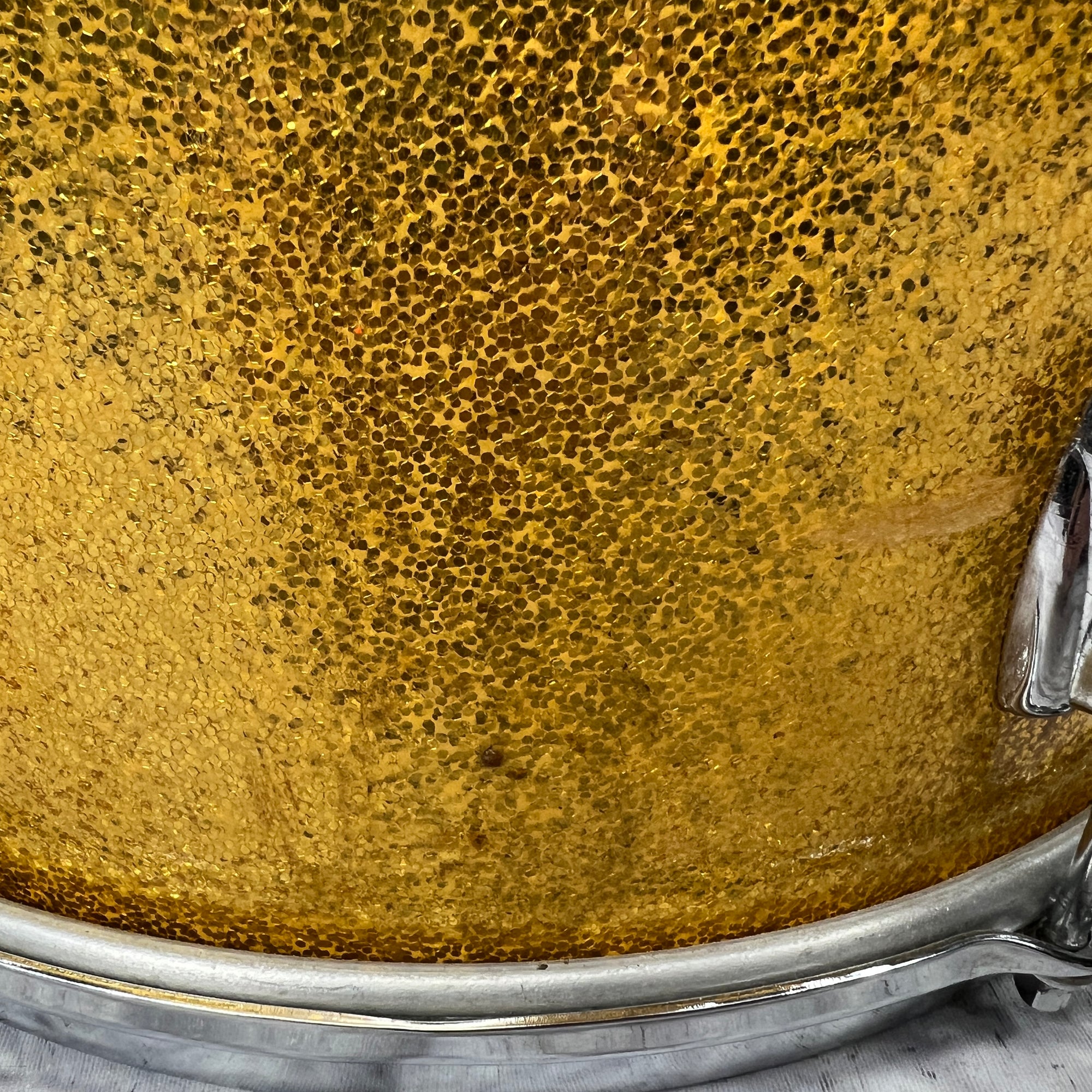 1966 Slingerland 13x9 13x9" Gold Sparkle Rack Tom