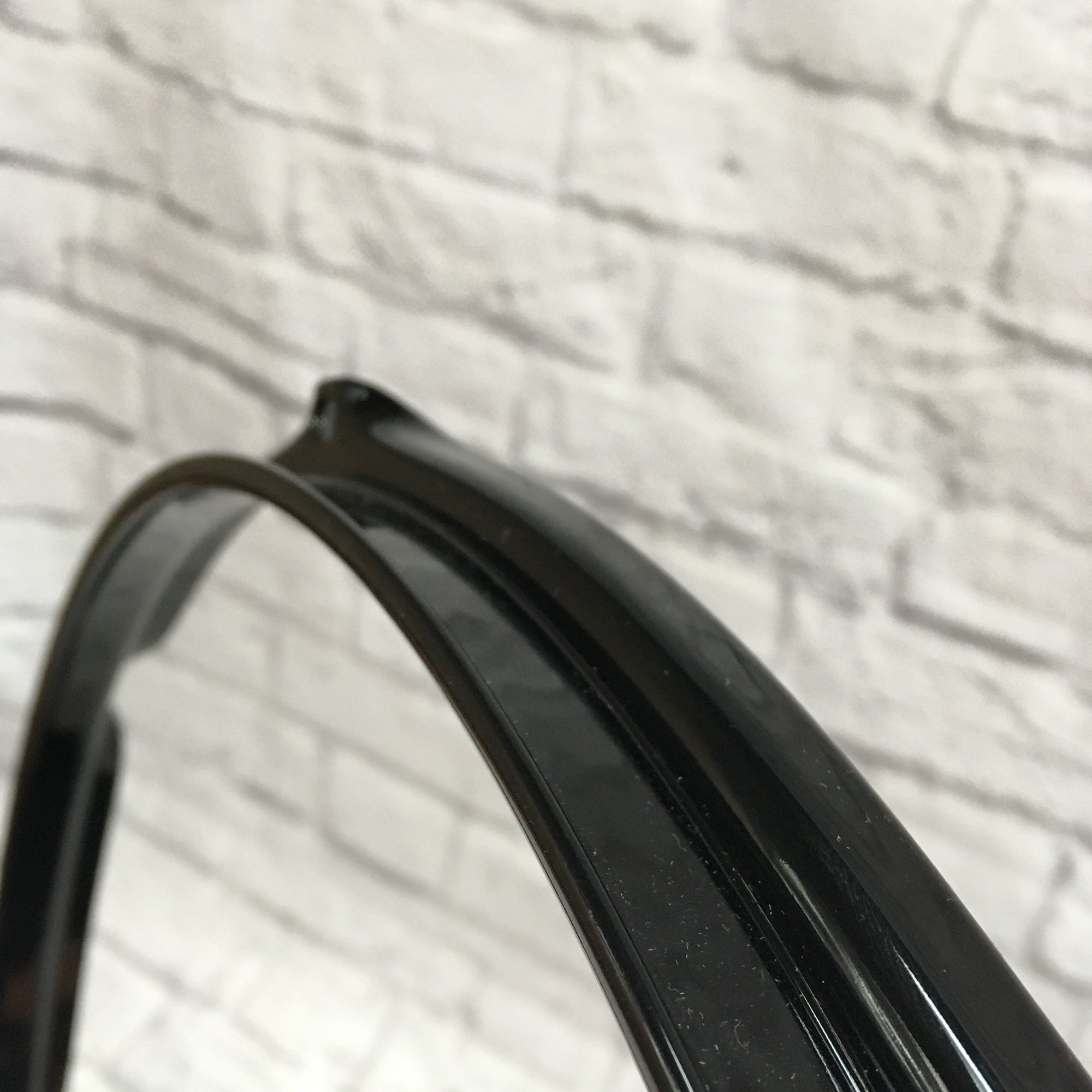 Unknown Black 16 Inch Drum Hoops 8 Lug Black Powder Coat