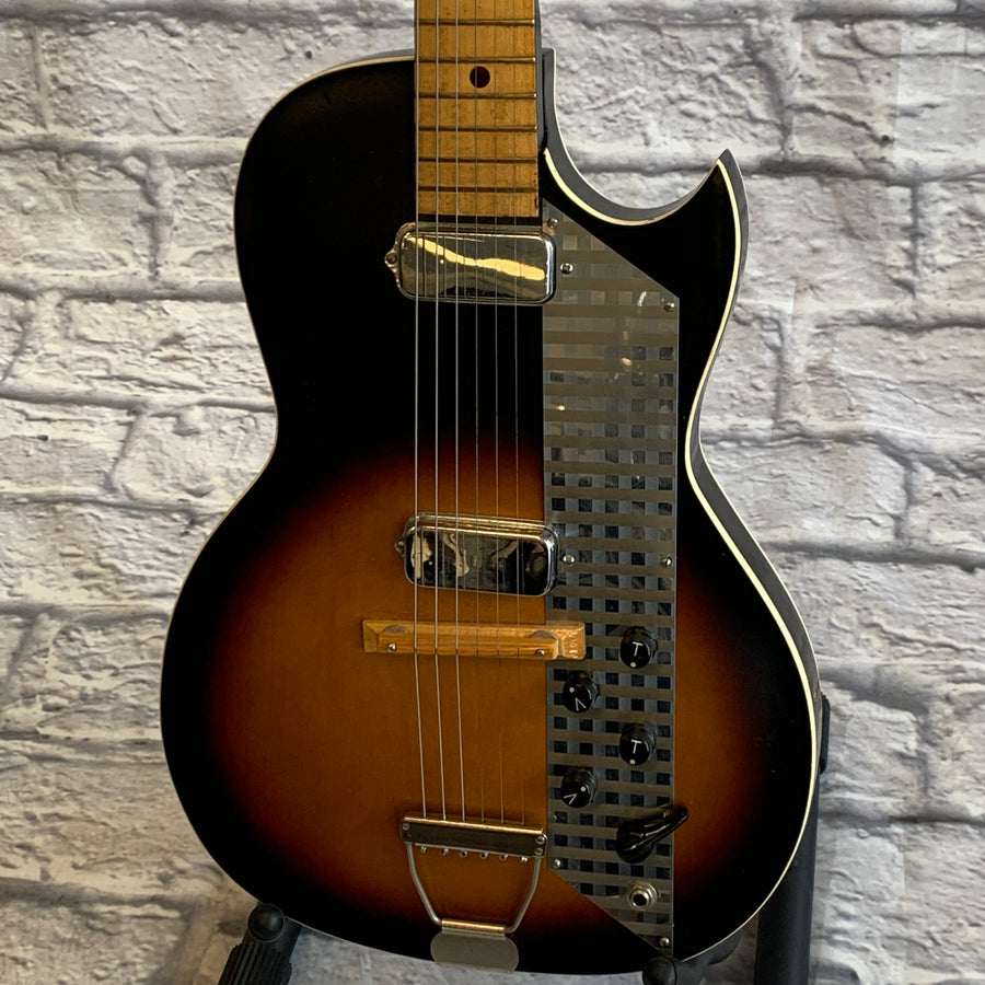 1960s Kay K1962 Value Leader Sunburst w/ Case