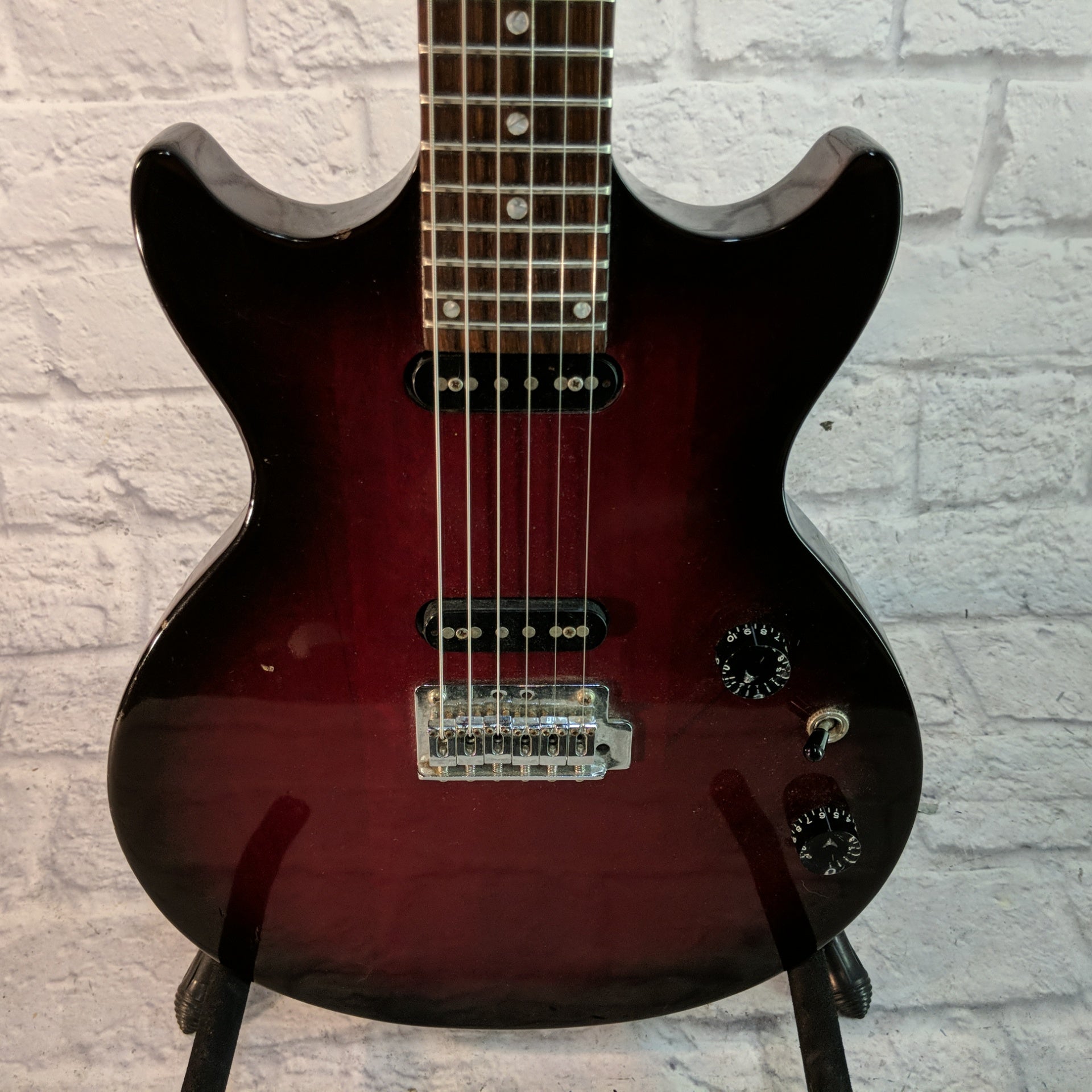 Rare Gibson All American II Double Cutaway 1996 Vintage Red