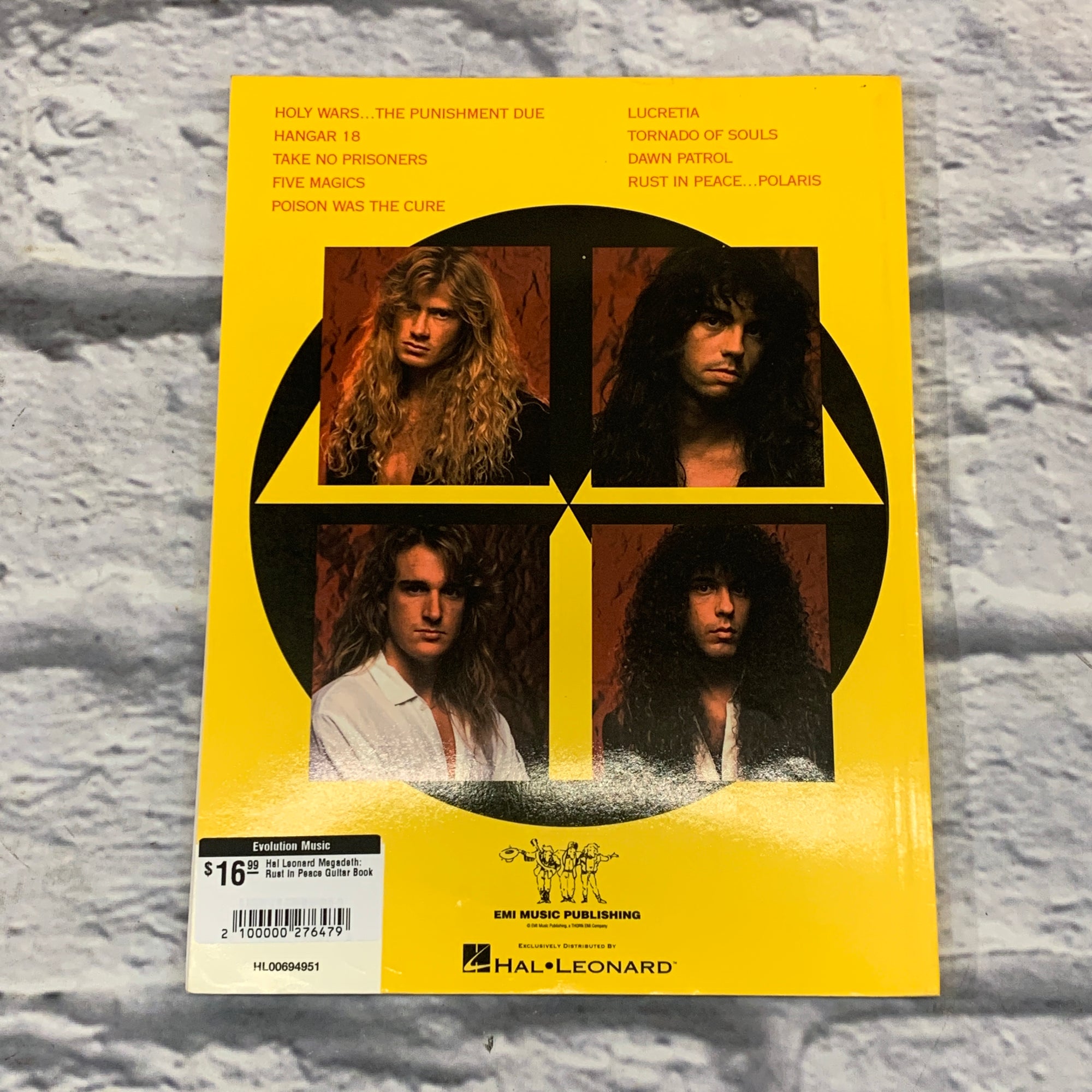 Hal Leonard Megadeth: Rust in Peace Guitar Book