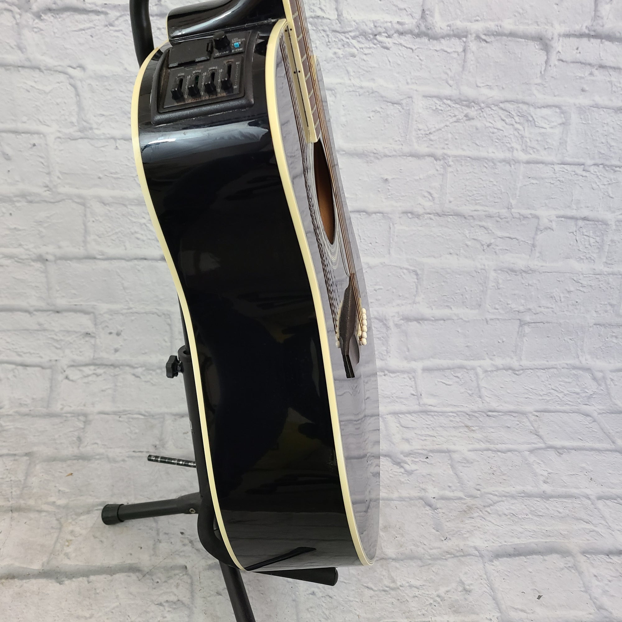 Takamine EF341C Acoustic Guitar (Black)