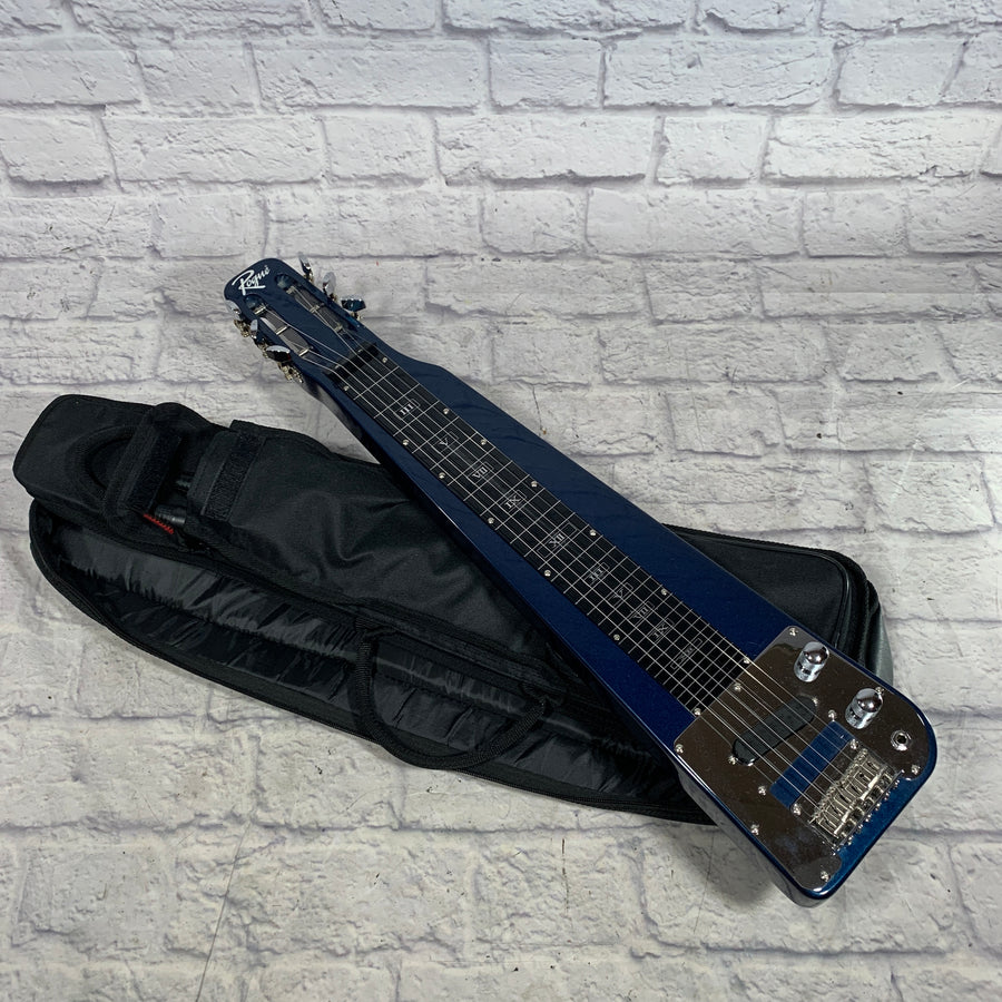 Rogue RLS-1 Lap Steel Metallic Blue w/ Bag & Legs