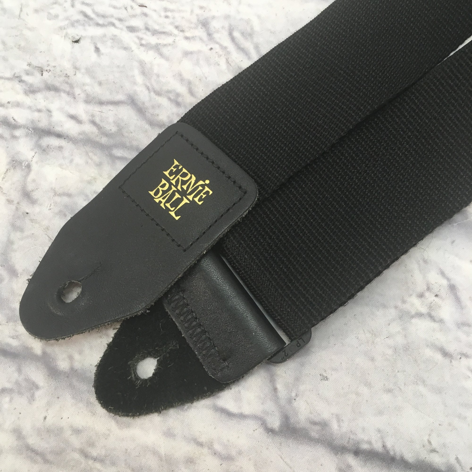 Ernie Ball Medium Width Black Nylon Guitar Strap 2