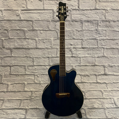 Olympia by Tacoma OMC-11CE6 Acoustic Guitar Blue