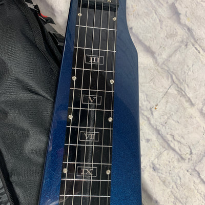 Rogue RLS-1 Lap Steel Metallic Blue w/ Bag & Legs