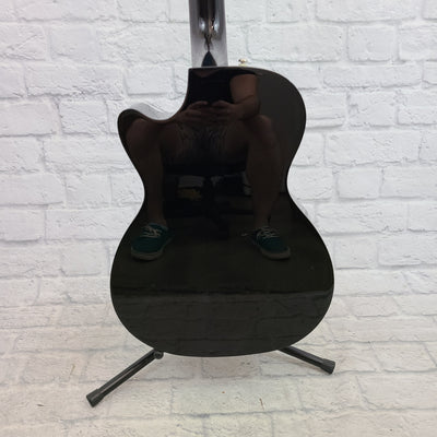 Fender CB-60SCE Concert Acoustic-Electric Bass, Black