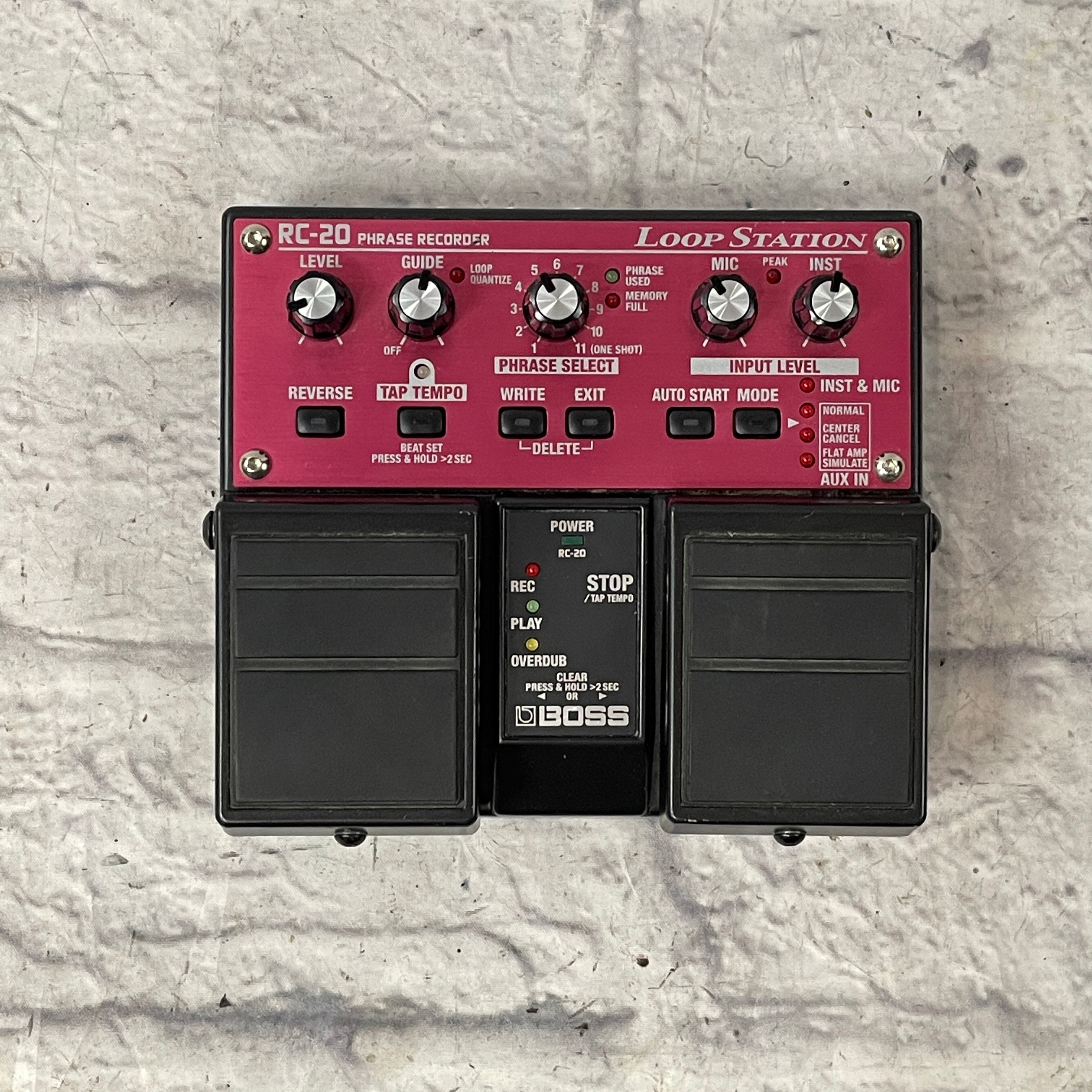 Boss RC-20 Loop Station Pedal - Evolution Music