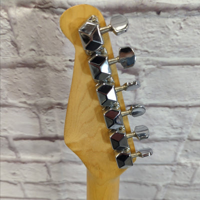 Lotus Strat Copy White 1980s Electric Guitar