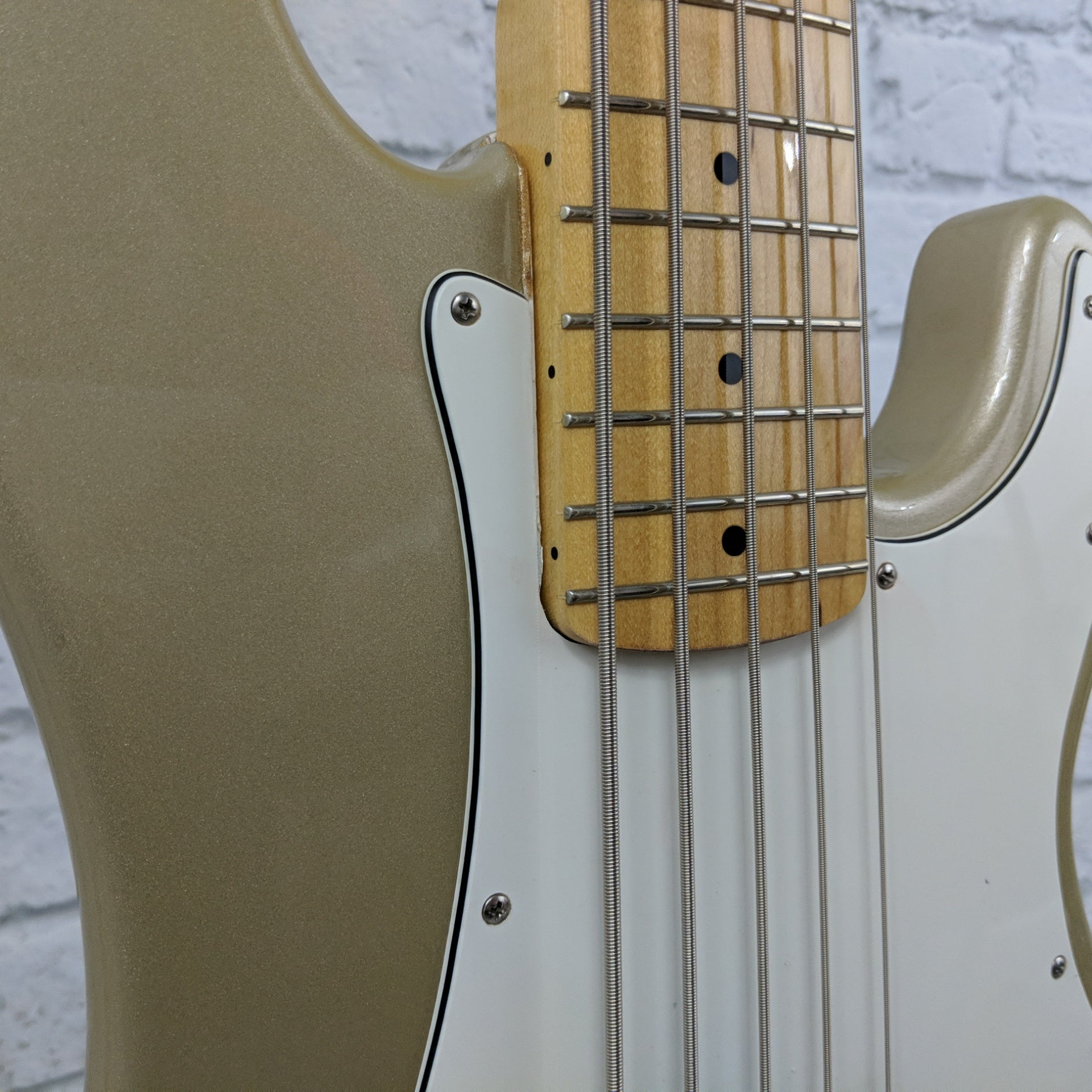** Squier Dimension Neck on Vintage Modified Body 5 String Bass Partscaster