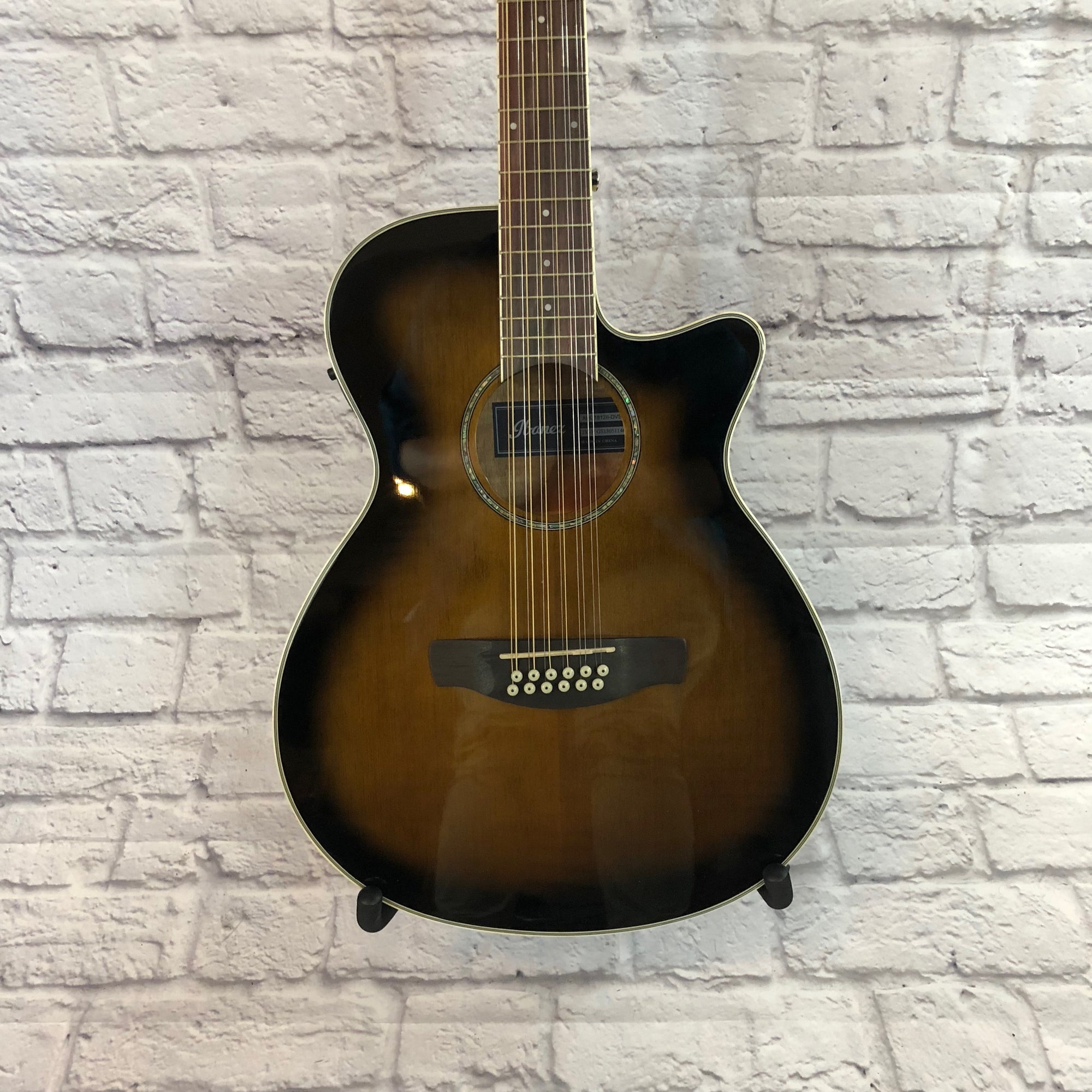 ** Ibanez AEG1812IIDVS AEG Series 12-String Acoustic/Electric Guitar - Dark Violin Sunburst