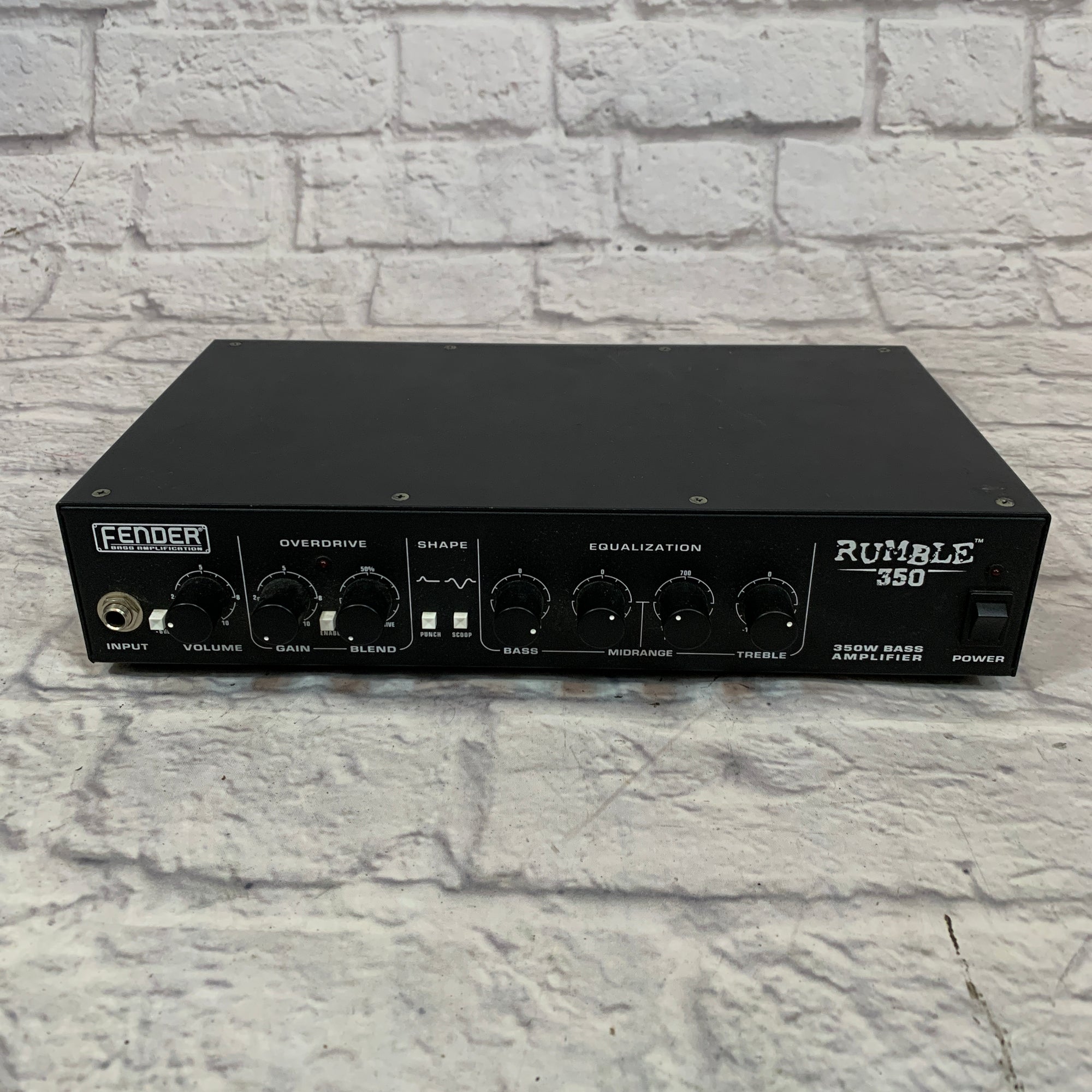 Fender 350 Watt Rumble Head - Evolution Music