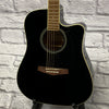 Ibanez PF15ECE-BK Acoustic/Electric Guitar Black