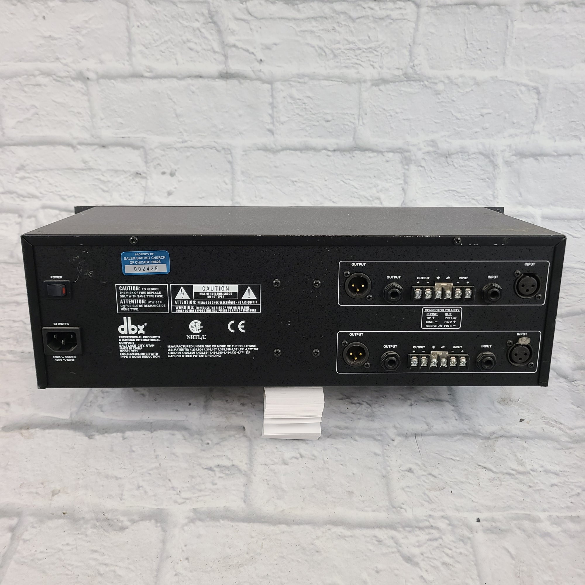 DBX 2231 Rack EQ
