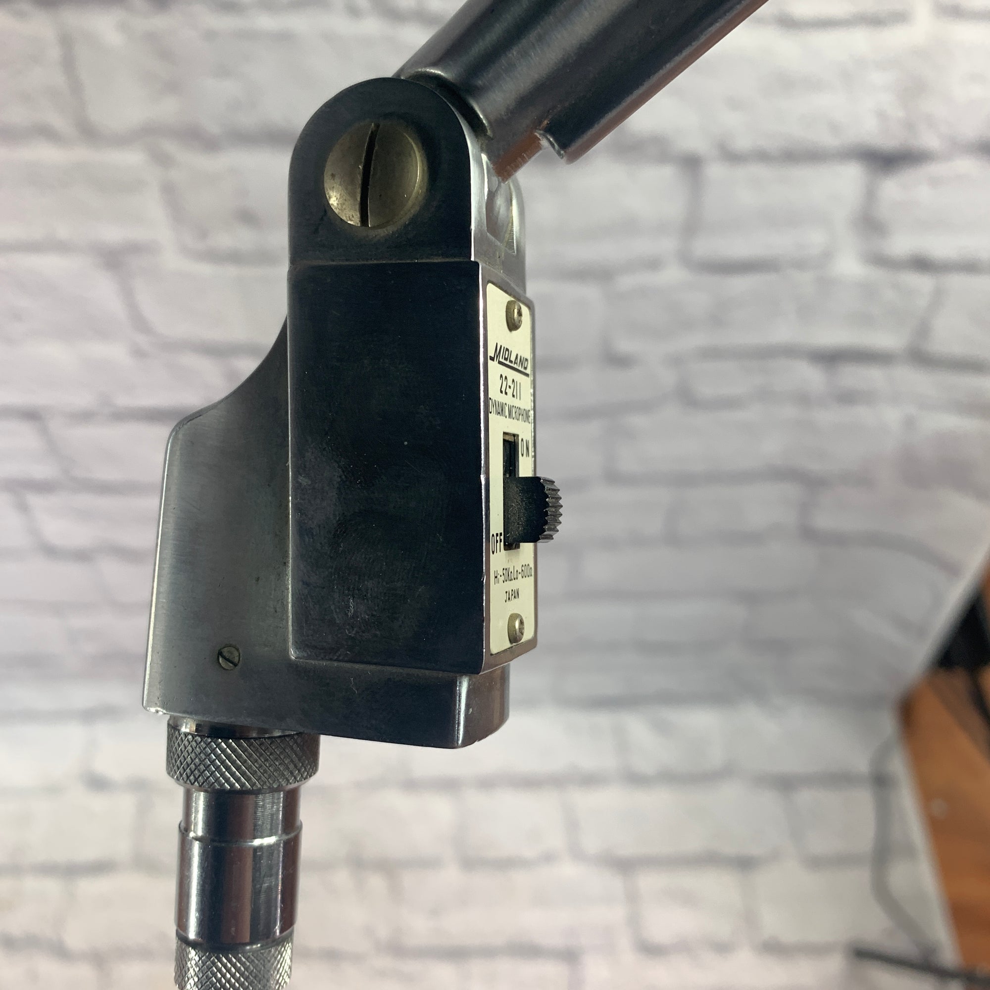 Vintage 1960s Midland 22-211 Dynamic Microphone