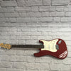 1996 50th Anniversary Squier Strat Red Electric Guitar