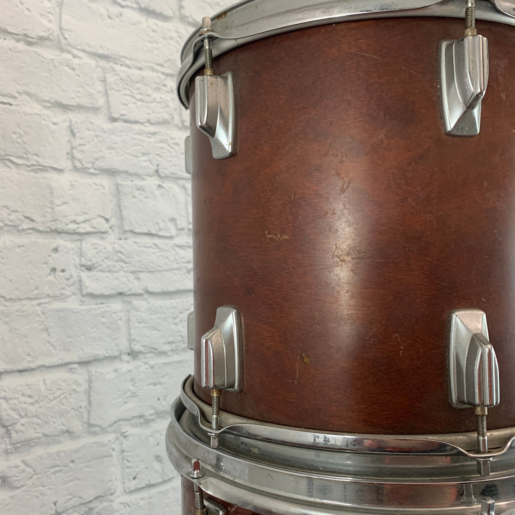 Vintage 80s Tama Superstar 4pc Mahogany Drum Kit 24 16 13 12