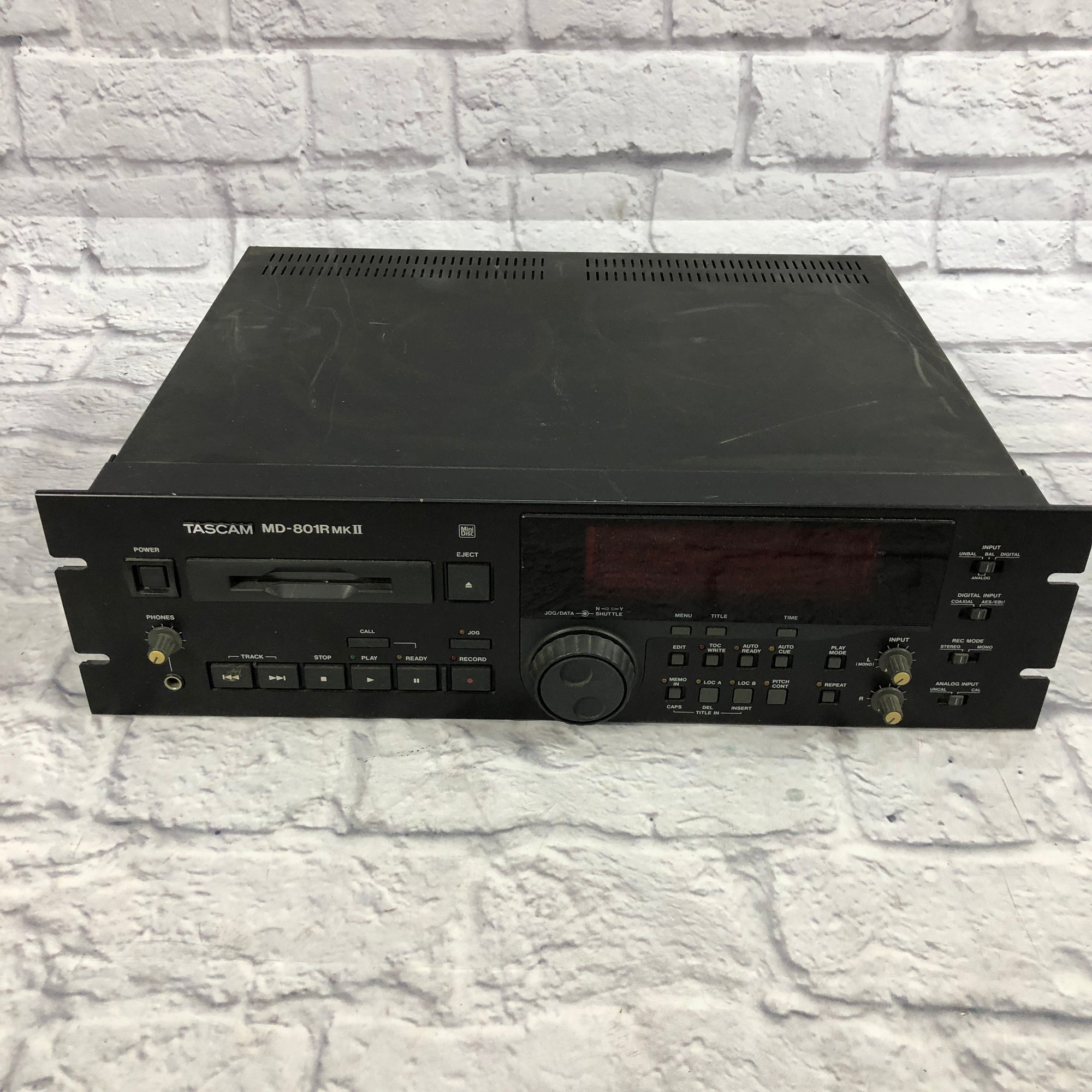 TASCAM MDレコーダー MD-801R MK II - オーディオ機器