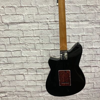 Reverend Double Agent Black Electric Guitar