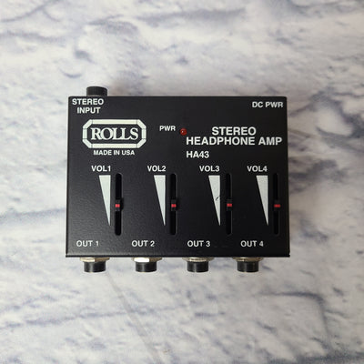 Rolls HA43 Stereo 4-Channel Headphone Amp
