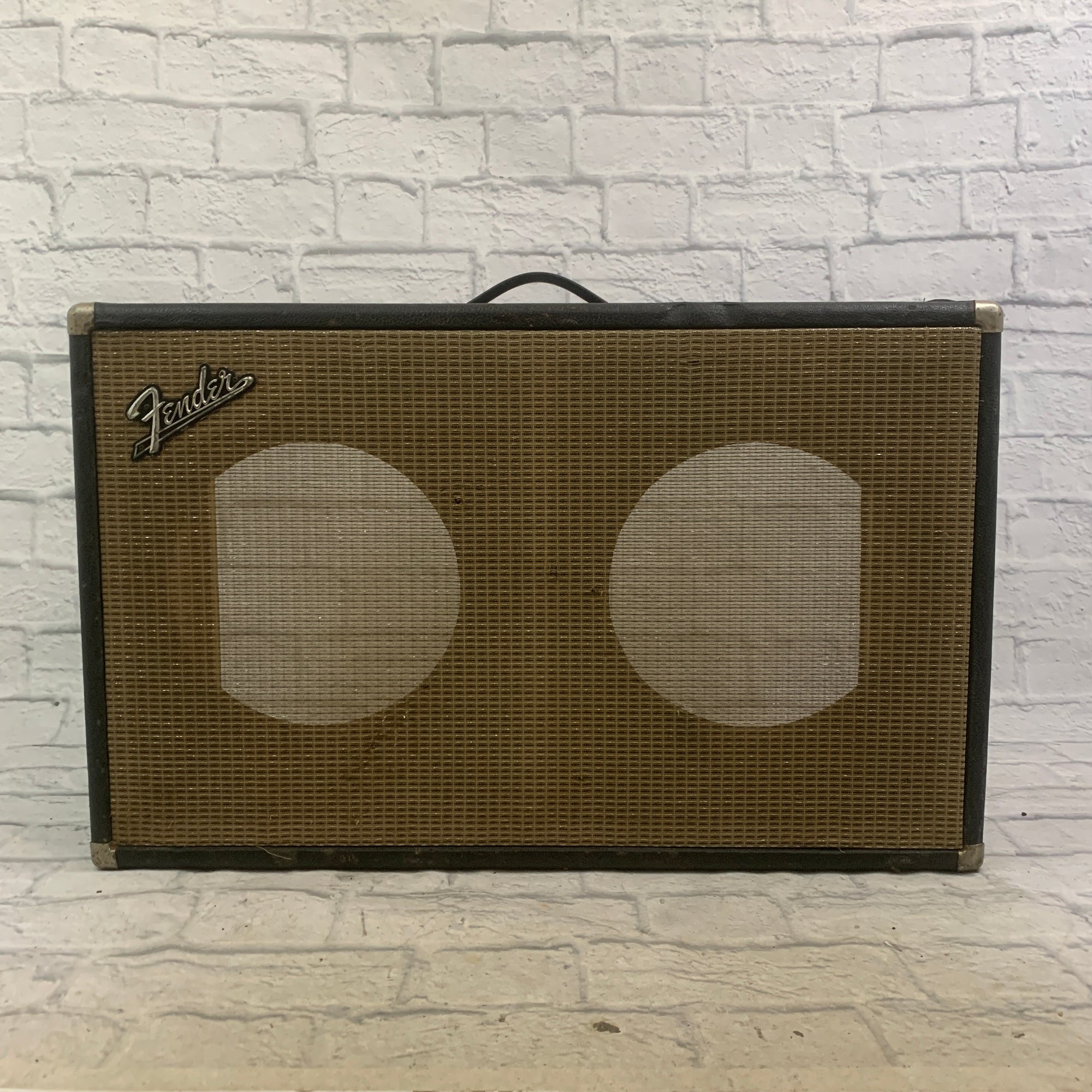 Unloaded Fender Closed-Back (Bandmaster?) 2x12 Cabinet AS IS