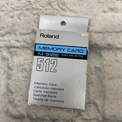 Roland M-512E Memory Card