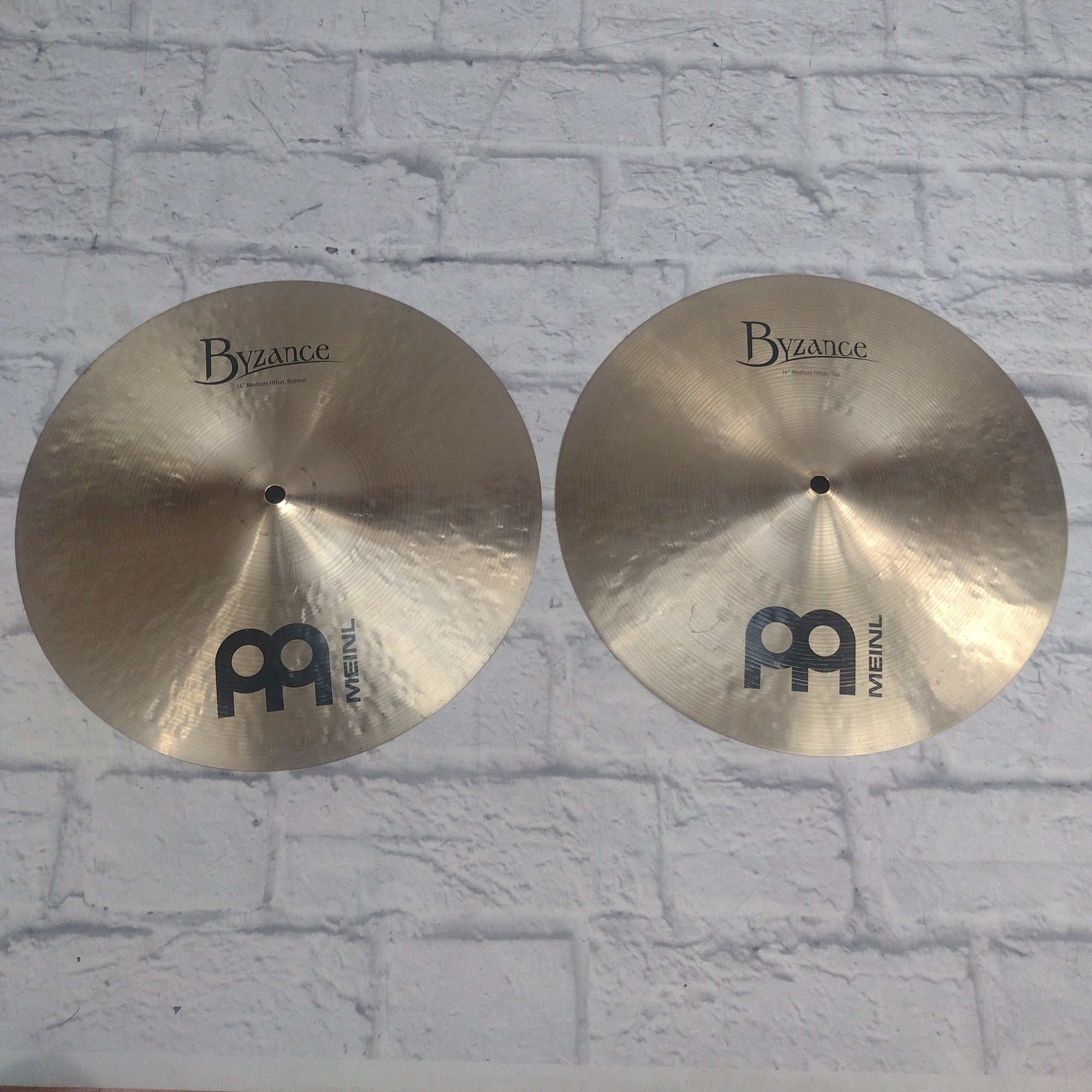 Meinl Byzance 14 Medium Hi Hat Cymbal Pair