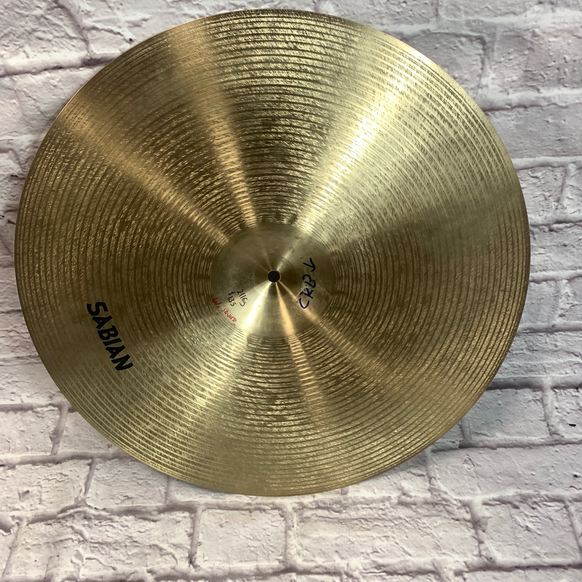 Sabian 20 SR2 Thin Ride Cymbal