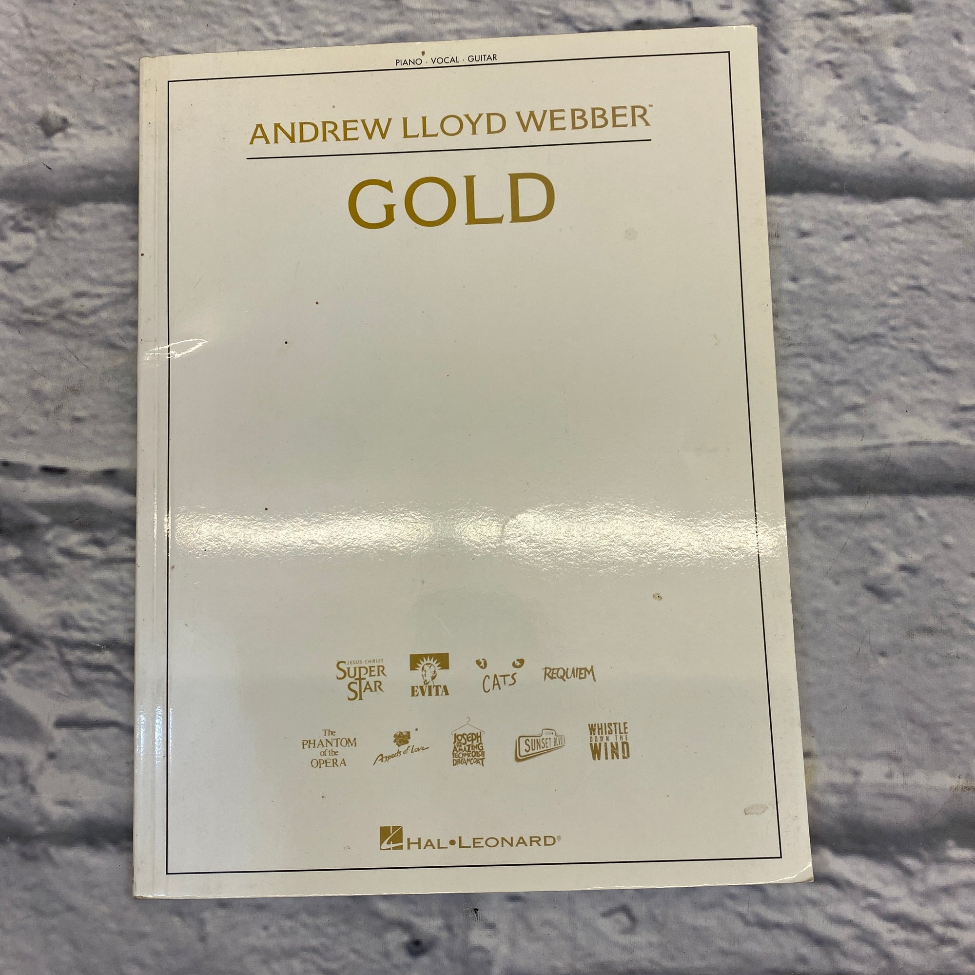Hal Leonard Andrew Lloyd Webber - Gold Piano/Vocal/Guitar Songbook
