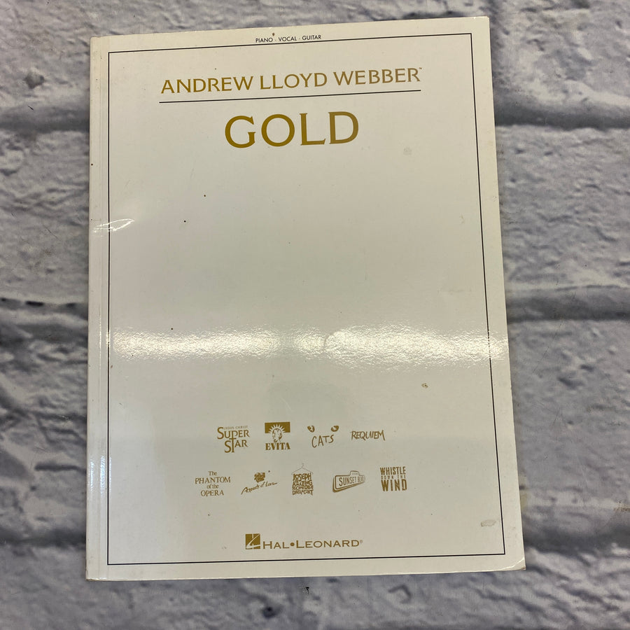 Hal Leonard Andrew Lloyd Webber - Gold Piano/Vocal/Guitar Songbook