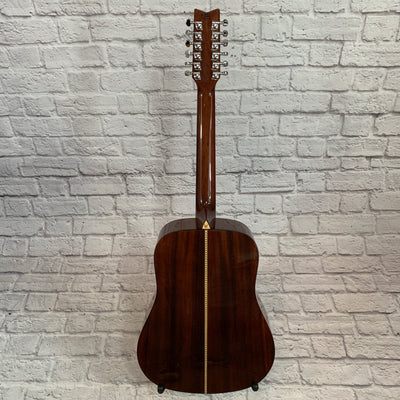 Washburn D12S-12 Twelve String Acoustic Dreadnought Guitar w/ Hard Case