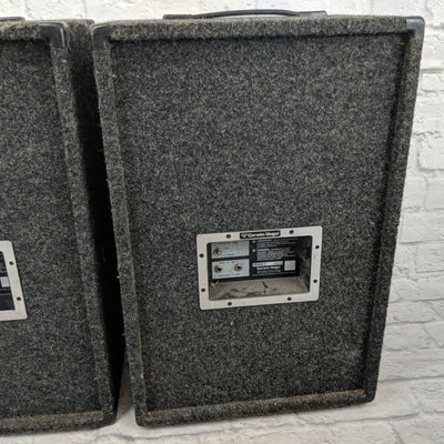 1990's Cerwin Vega V-12B PA Speakers (Pair)