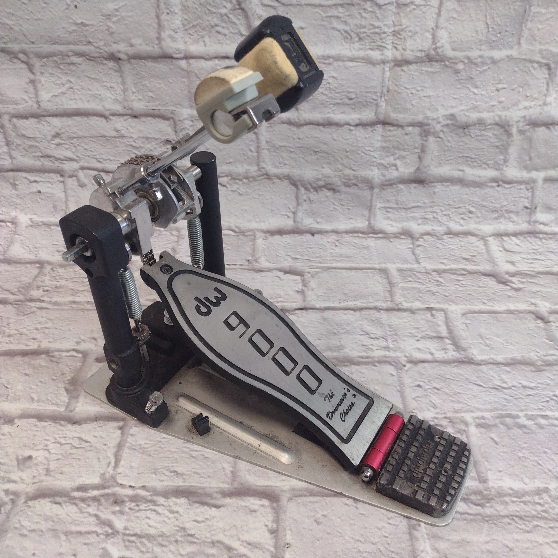DW 9000 Double Kick Pedal Right Side Only