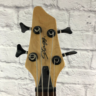 Stagg Short Scale Natural 4 String Bass