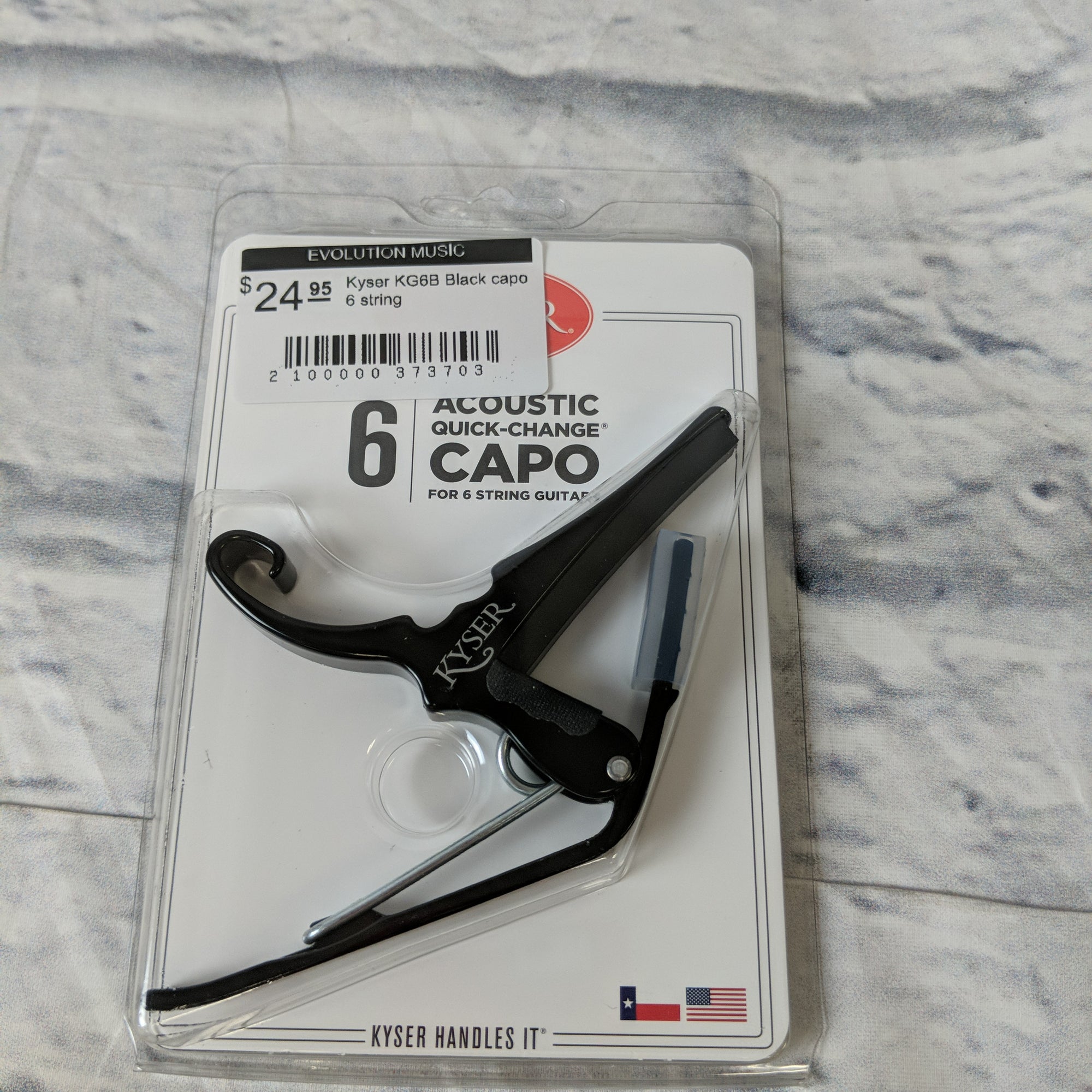 Kyser KG6B Black capo 6 string